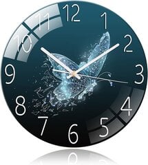 Cooltto Borboleta настенные часы, современное искусство, бесшумные цена и информация | Часы | kaup24.ee
