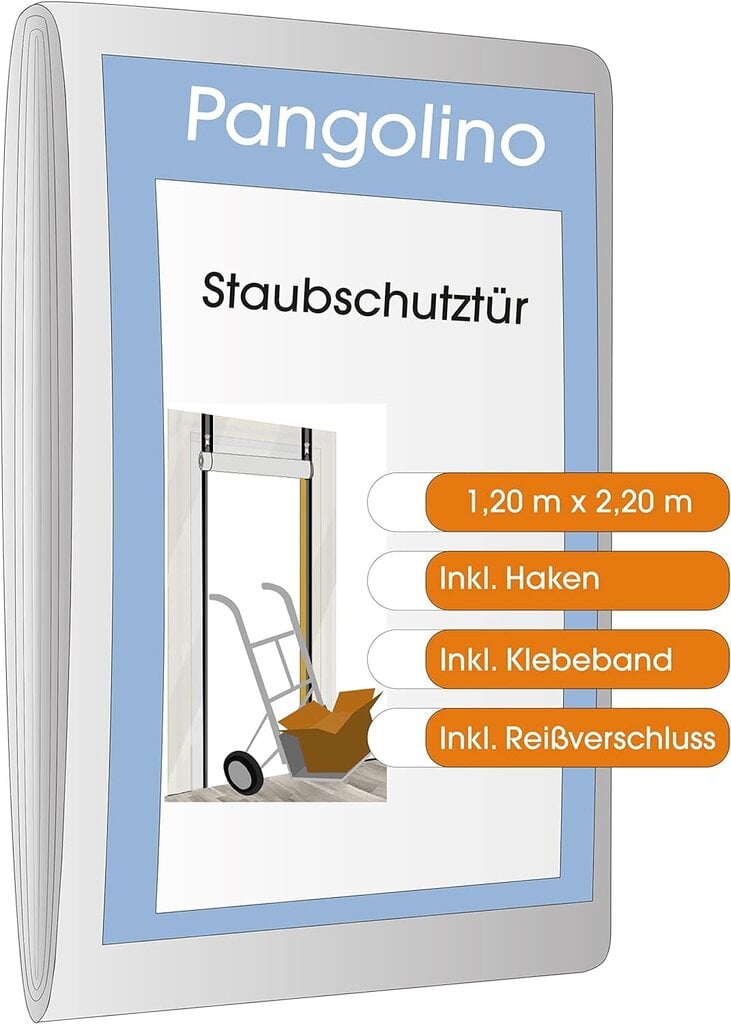 Pangolino tolmukindla uksekile komplekt, 2 tk цена и информация | Muud mööblitarvikud | kaup24.ee