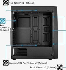 Aerocool ACCM-PV15012.11 hind ja info | Arvutikorpused | kaup24.ee