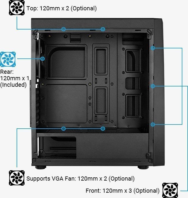 Aerocool ACCM-PV15012.11 hind ja info | Arvutikorpused | kaup24.ee