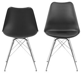 4 tooli komplekt Eris, must hind ja info | Söögitoolid, baaritoolid | kaup24.ee