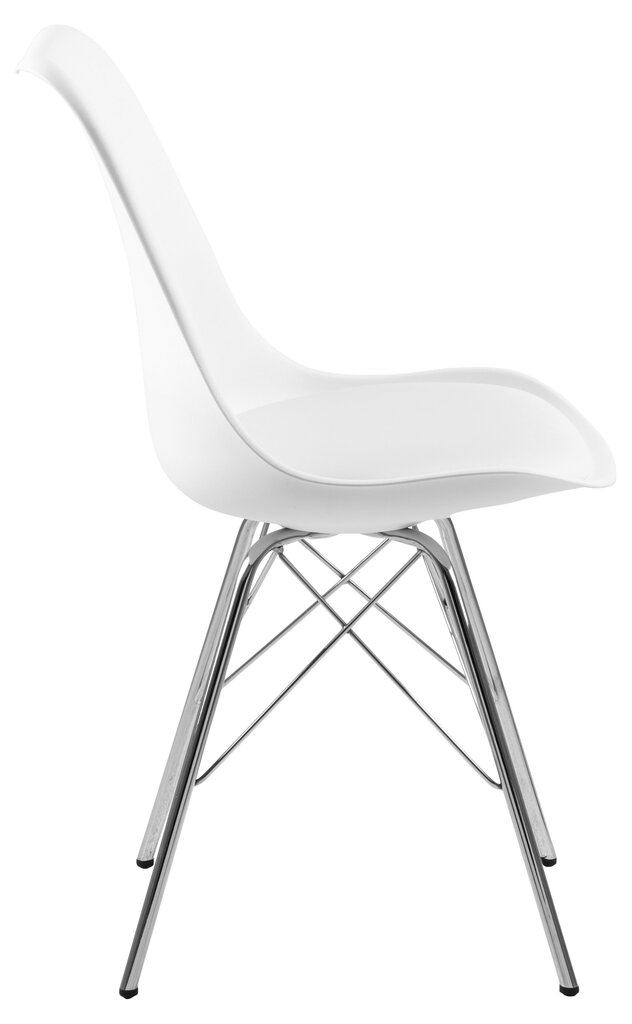 4-tooli komplekt Eris, valge цена и информация | Söögilaua toolid, köögitoolid | kaup24.ee