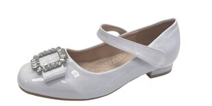 Детские лакированные туфли Clibee DC303 Белые цена и информация | Детские туфли | kaup24.ee