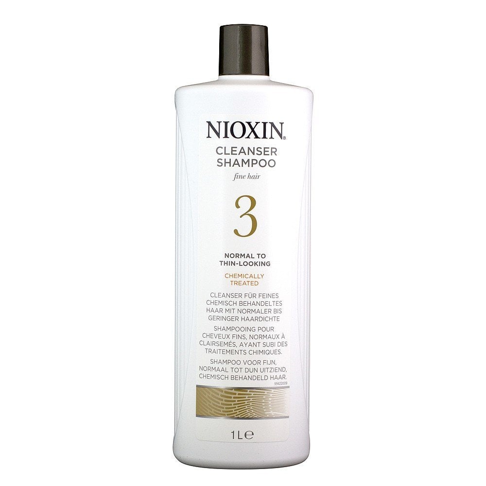 Värskendav šampoon Nioxin Hair System 3 Cleanser 1000 ml hind ja info | Šampoonid | kaup24.ee