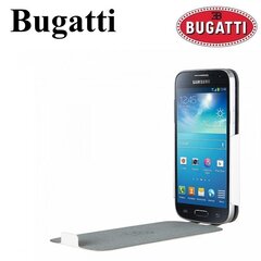 Bugatti BUGFCi9195WH Суер тонкий Кожанный Чехол-книжка Samsung i9195 Galaxy S4 mini Белый (EU Blister) цена и информация | Bugatti Мобильные телефоны, Фото и Видео | kaup24.ee