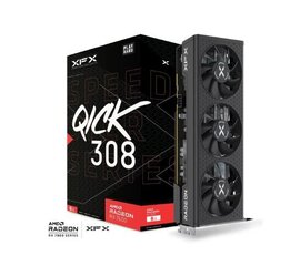 XFX Speedster Qick 308 AMD Radeon RX 7600 Black Edition (RX-76PQICKBY) цена и информация | Видеокарты | kaup24.ee