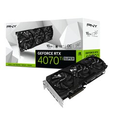 PNY GeForce RTX 4070 Ti Super Verto Overclocked Triple Fan (VCG4070TS16TFXPB1-O) цена и информация | Видеокарты | kaup24.ee