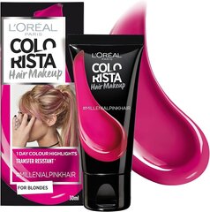 Juuksevärv L`Oréal Paris Colorista Hair Make Up Millennial Pink, 30 ml цена и информация | Краска для волос | kaup24.ee