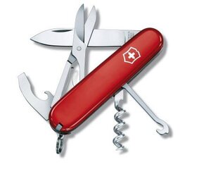 Нож универсальный Victorinox, 14мм, красный цена и информация | Другой туристический инвентарь | kaup24.ee