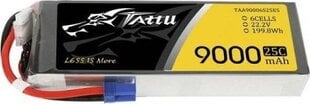 Tattu Аккумулятор Татту 9000mAh 22.2V 25C 6S1P цена и информация | Батарейки | kaup24.ee