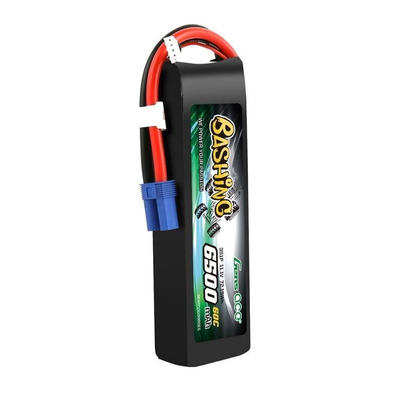 Gens Ace aku Bashing 6500mAh 11.1V 60C EC5 LiPo hind ja info | Patareid | kaup24.ee