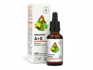 Aura Herbals A + E-vitamiini tilgad 30ml цена и информация | Витамины | kaup24.ee