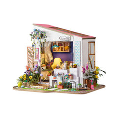 Rolife Lily's Porch DG11 DIY Miniature Dollhouse with Cat 1:20 цена и информация | Конструкторы и кубики | kaup24.ee