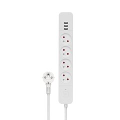 Удлинитель Savio Power Strip 3 x USB-A Fast Charging 1,5 м цена и информация | Удлинители | kaup24.ee