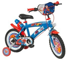 Laste jalgratas Toimsa Superman TOI14912, 14'', sinine цена и информация | Велосипеды | kaup24.ee