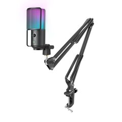 Проводной микрофон FIFINE T669 PRO2 с RGB-подсветкой и подставкой | USB цена и информация | Микрофоны | kaup24.ee