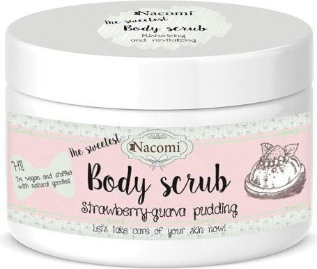 Kehakoorija Nacomi Strawberry Pudding Body Scrub, 200 g цена и информация | Kehakoorijad | kaup24.ee