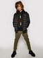 Calvin Klein kevad/sügisjope poistele, must, CK Light Down Jacket IB0IB00554 BEH hind ja info | Poiste joped | kaup24.ee