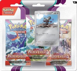 Pokémon TCG: Scarlet & Violet - Paldea Evolved - 3-Pack Blister MIX hind ja info | Lauamängud ja mõistatused | kaup24.ee