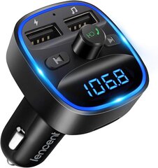 LENCENT T25 Bluetooth FM Transmitter Car Adapter цена и информация | FM модуляторы, FM трансмиттер | kaup24.ee