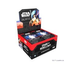 Star Wars: Unlimited Spark of Rebellion Booster Box цена и информация | Атрибутика для игроков | kaup24.ee