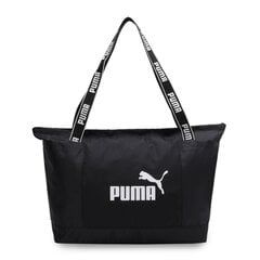 Женская сумка-шоппер Puma Core Base 090266*01 4099685700233, черная/белая цена и информация | Женские сумки | kaup24.ee