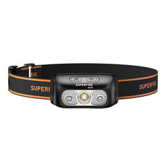 Superfire Pealamp Superfire HL05-E, 120lm, USB цена и информация | Фонари и прожекторы | kaup24.ee