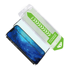 Закаленное стекло 9H с монтажной рамкой для iPhone 15 Pro Max Стекло Wozinsky Premium Glass — черное цена и информация | Защитные пленки для телефонов | kaup24.ee