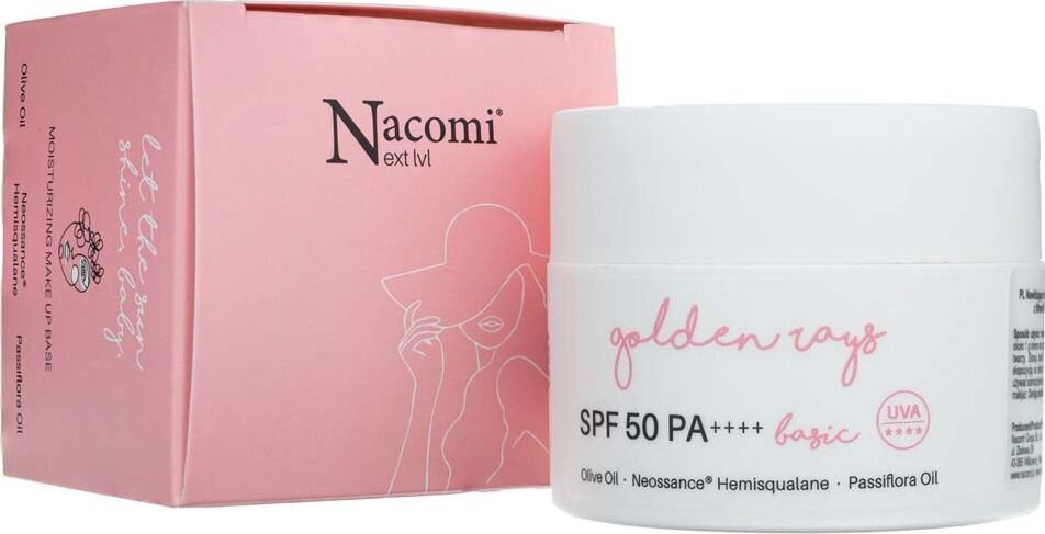 Nacomi Next Level SPF 50 UV-niisutav kreem 50 ml hind ja info | Näokreemid | kaup24.ee