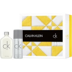 Calvin Klein CK One komplekt: EDT naistele/meestele 100 ml + deodorant naistele/meestele 150 ml hind ja info | Naiste parfüümid | kaup24.ee