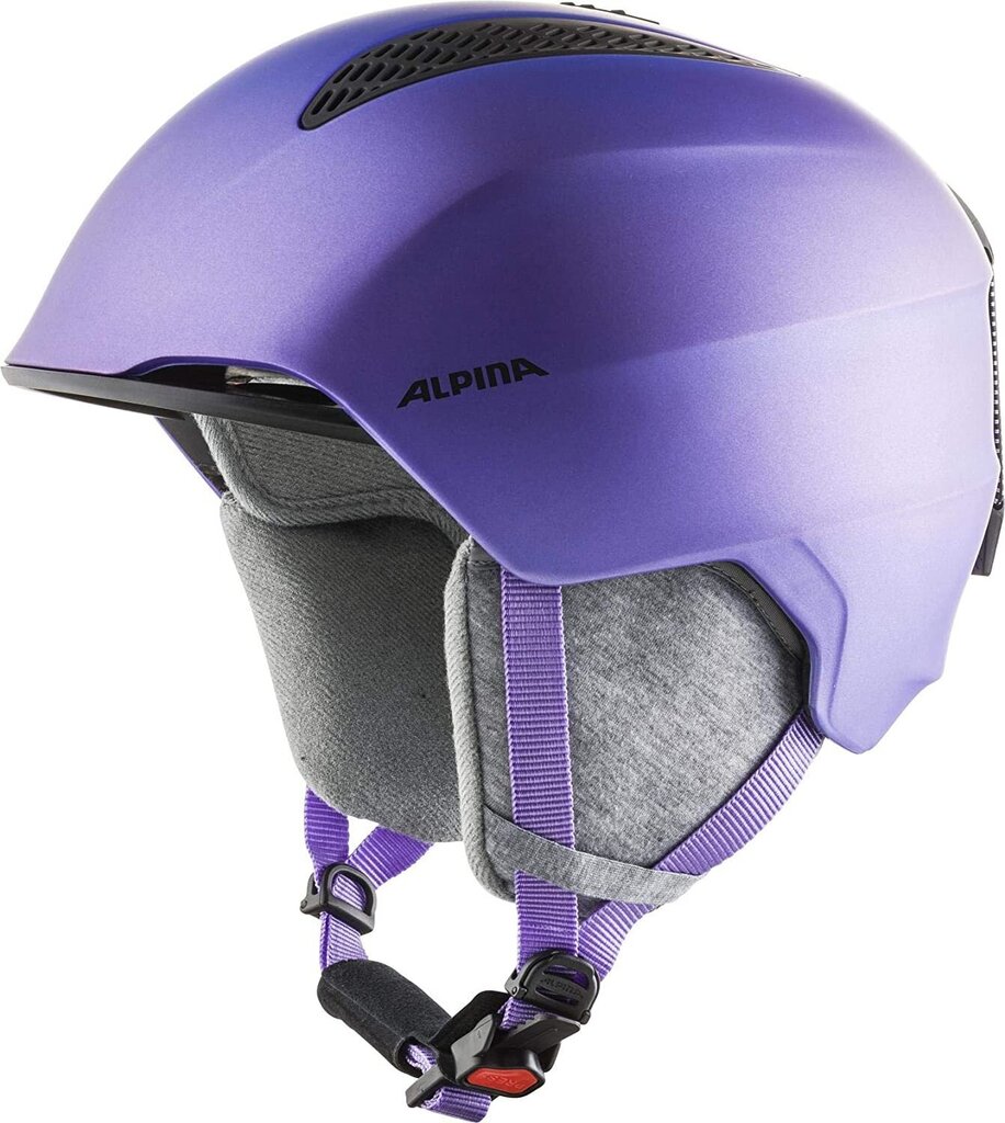 Alpina Juunior Grand Jr A9224250 Snow Cycling Helmets Lillakas 54-57 hind ja info | Suusakiivrid | kaup24.ee