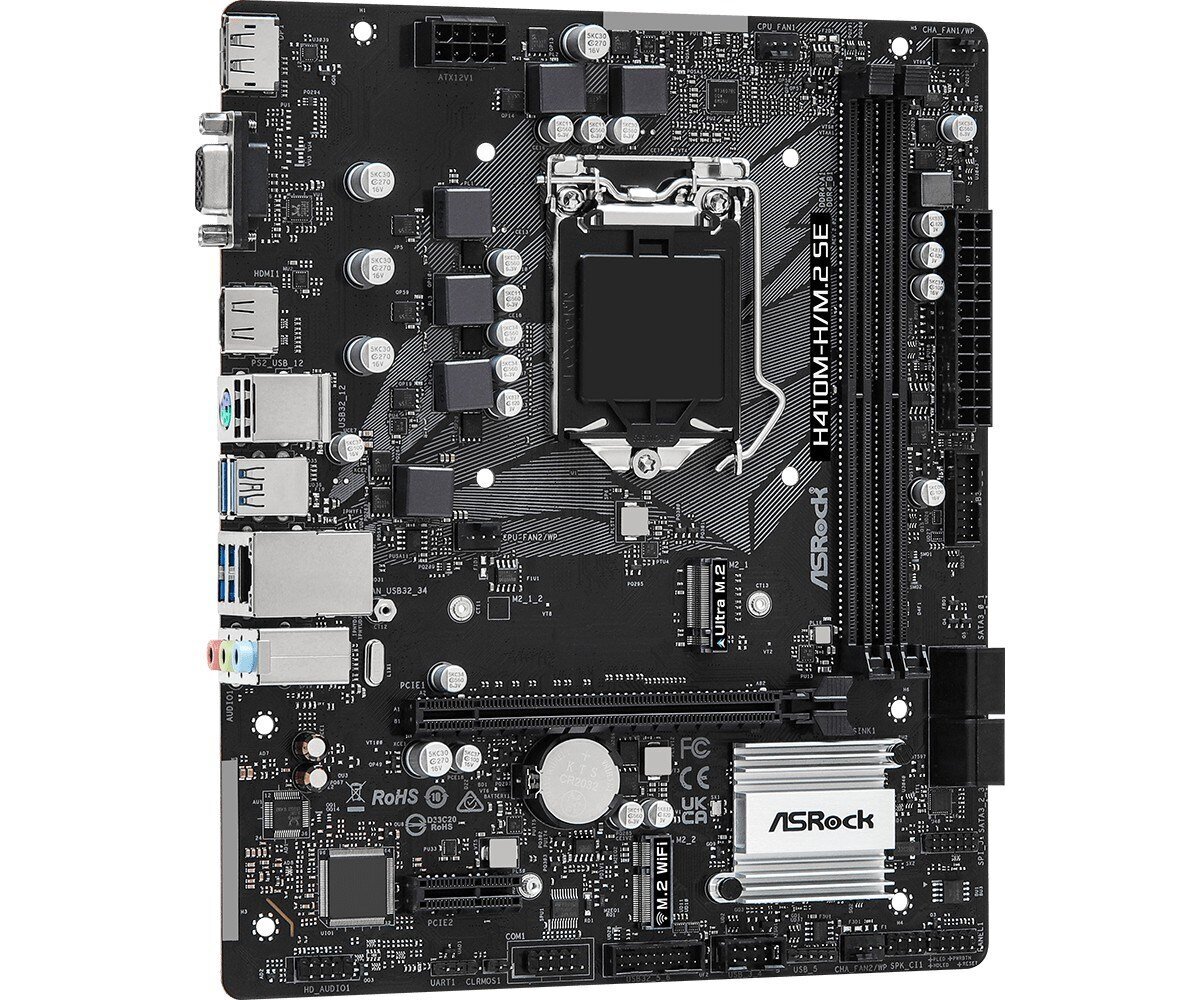 ASRock H410M-H/M.2 SE цена и информация | Emaplaadid | kaup24.ee