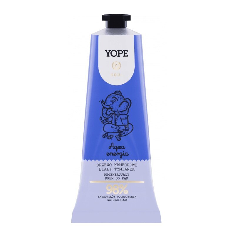 Yope Aqua taastav käekreem, 50 ml цена и информация | Kehakreemid, losjoonid | kaup24.ee