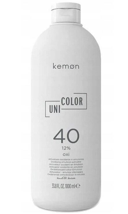 Kemon Uni Color Oxi 40 Vol. 1000ml цена и информация | Juuksevärvid | kaup24.ee