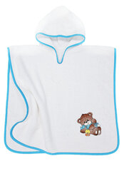 Детское полотенце пончо, белое цена и информация | Полотенца | kaup24.ee