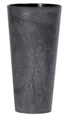 Lillepott Prosperplast Tubus Slim Beton Effect DTUS150E-S433, must hind ja info | Dekoratiivsed lillepotid | kaup24.ee
