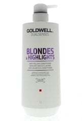 Кондиционер для нейтрализации желтого тона для светлых волос Goldwell Ds Blonde Blonde & Highlights, 1000 мл цена и информация | Кондиционеры | kaup24.ee