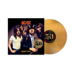 VInüülplaat LP AC/DC - Highway To Hel, Gold Nugget Vinyl, Limited Edition, 50th Anniversary, 180g, + Artwork Print, Remastered hind ja info | Vinüülplaadid, CD, DVD | kaup24.ee
