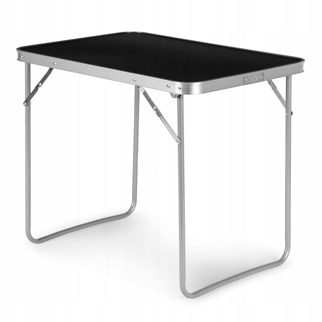 Kokkupandav laud ModernHome, 70x50cm, must hind ja info | Matkamööbel | kaup24.ee