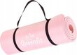 Joogamatt Queenfit Q-66579, 180x61x1,5 cm, roosa hind ja info | Joogamatid | kaup24.ee