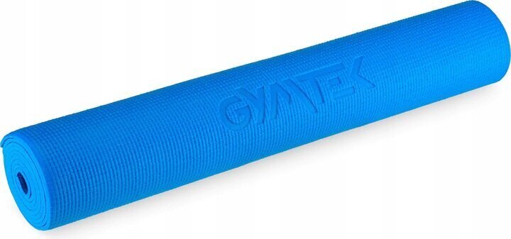 Joogamatt Gymtek G-66114, 173x61x0,5 cm, sinine цена и информация | Joogamatid | kaup24.ee