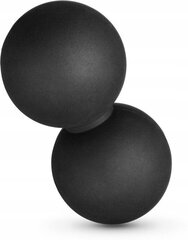 Topeltmassaažipall Gymtek G-66023, 12,6x6,3cm, must hind ja info | Massaažikaubad | kaup24.ee