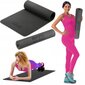 Joogamatt Gymtek Gy-900484736, 181,5x61x0,6cm, must цена и информация | Joogamatid | kaup24.ee