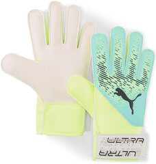 Puma Väravavahi Kindad Puma Ultra Grip Yellow Green 041817 06 041817 06/7 цена и информация | Футбольная форма и другие товары | kaup24.ee