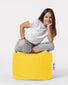 Kott-tool Square Pouf, kollane hind ja info | Kott-toolid, tumbad, järid | kaup24.ee