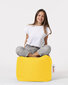 Kott-tool Square Pouf, kollane hind ja info | Kott-toolid, tumbad, järid | kaup24.ee