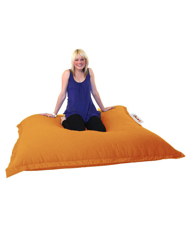 Kott-tool Cushion Pouf, oranž hind ja info | Kott-toolid, tumbad, järid | kaup24.ee