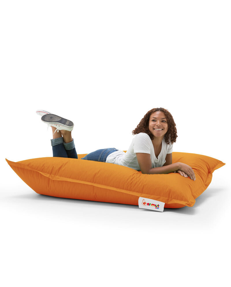 Kott-tool Cushion Pouf, oranž hind ja info | Kott-toolid, tumbad, järid | kaup24.ee