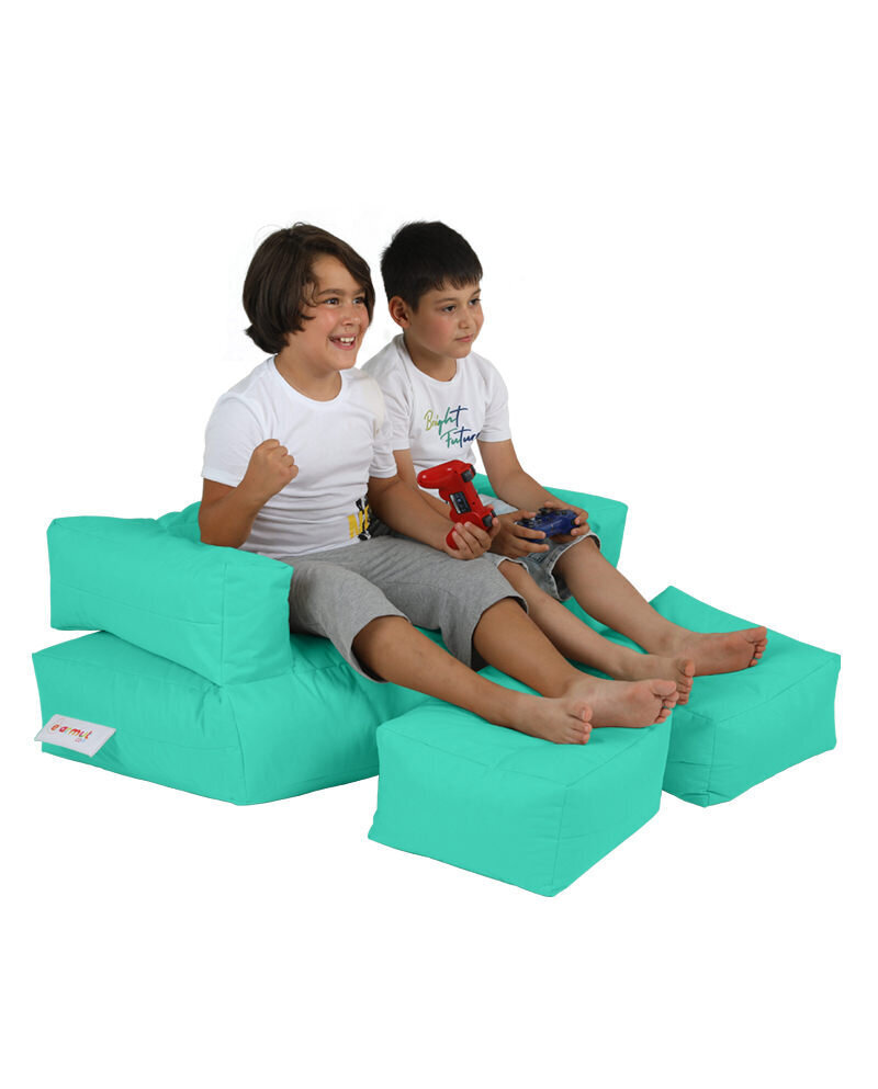 Kott-tool Kids Double Seat Pouf, sinine hind ja info | Kott-toolid, tumbad, järid | kaup24.ee