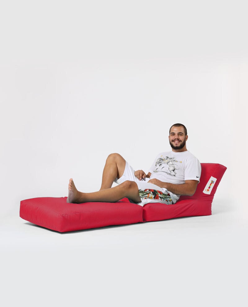 Kott-tool Siesta Sofa Bed Pouf, punane hind ja info | Kott-toolid, tumbad, järid | kaup24.ee